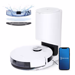 ECOVACS DEEBOT N10+ Robot Vacuum Cleaner with Mop 4300Pa (Auto-Empty Station, 300 min, 4300 sqft