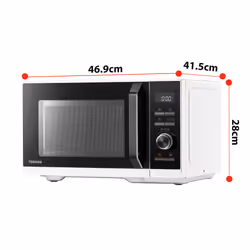 Toshiba MW3-SAC23SF(WH), Countertop, Combination microwave, 23 L, 1450 W, Built-in display, LED