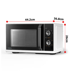 Toshiba MW3-MM20PF(WH) microwave White Solo microwave Countertop 20 L 800 W