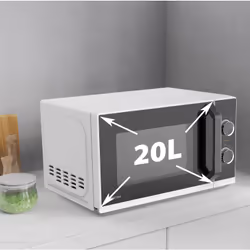 Toshiba MW3-MM20PF(WH) microwave White Solo microwave Countertop 20 L 800 W - Additional view 4