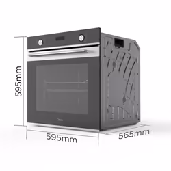 Midea MBO7NM30D0-SS oven 72 L 2300 W Black