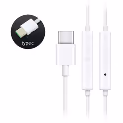 OPPO MH135-3 Headphones Wired In-ear Calls/Music USB Type-C White
