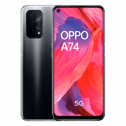 OPPO A74 5G , 16.5 cm (6.5"), 6 GB, 128 GB, 48 MP, ColorOS 11.1, Black