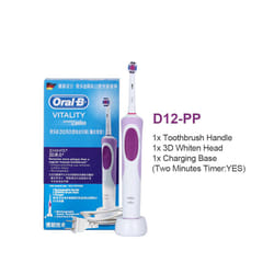 Oral B Electric Toothbrush VITALITY Braun D12 D12S - Purple D12-PP