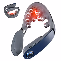SKG G7-Pro-Fold - Blue, Combo massage, Compression massage, Kneading massage, Vibration massage, Neck, Blue, Plastic, Buttons ...