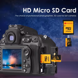 KODAK ULTRA PERFORMANCE U3 V30 A1 microSDXC UHS-I Flash Memory Card with Adapter Class 10 UHS-1  ,Up to 100 MB/s for DSLR Camera Smartphone - U3 32GB