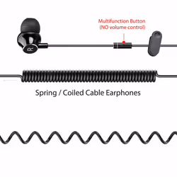 Headphones for TV with LONG CORD Earbuds, 12FT / 3.5M Extension Cable Earphones Ear buds for PC, 3.5mm Audio Output, Metal Stereo In-Ear Wired Bass...