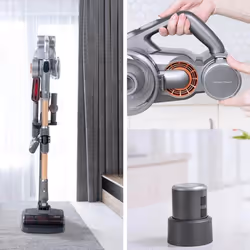 JIMMY H9 Pro 2-in-1 stick vacuum Battery Dry HEPA Bagless 600 W Gold, Grey - Additional view 4