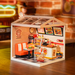 ROBOTIME Yum Yum Burgers DIY miniature house