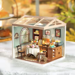 ROBOTIME Sweet Sips Tea DIY miniature house
