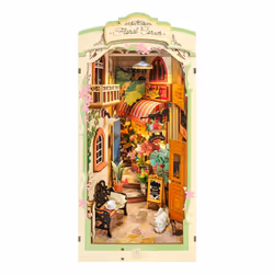 ROBOTIME TGB09, DIY book nook, Boy/Girl, 14 yr(s), Adult/Child, Multicolour, Paper, Plywood, Polyvinyl chloride (PVC)
