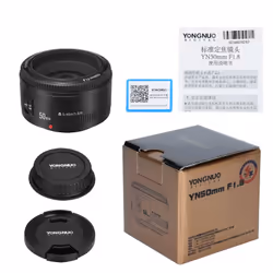 Yongnuo YN-50mm F1.8 Fixed focus lens Black - Additional view 6