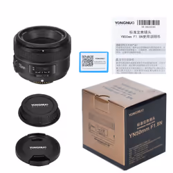 Yongnuo YN-50mm F1.8 Fixed focus lens Black - Additional view 8