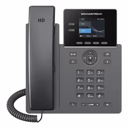 Grandstream Networks GRP2610P, IP Phone, Black, Wired handset, Desk/Wall, In-band, Out-of band, SIP info, User