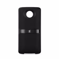 hear. hereGive your smartphone a boost with powerful JBL stereo sound.no pairing necessarySimply snap on the speaker to start ...