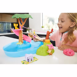 Barbie Chelsea The Lost Birthday Splashtastic Pool Jungle River Surprise Mattel