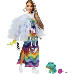 Barbie Extra Doll 9 with Crocodile Pet New Kids Childrens Toy