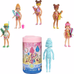 Barbie Colour Reveal Chelsea Sand And Sun Blind Pack 6 Suprises Mattel