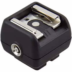 JJC JSC-2 Hot Shoe Flash Adapter (Hot) with PC Sync Socket