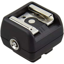 JJC JSC-2 Hot Shoe Flash Adapter (Hot) with PC Sync Socket