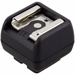 JJC JSC-2 Hot Shoe Flash Adapter (Hot) with PC Sync Socket