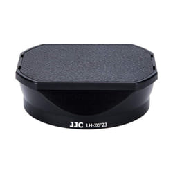 JJC LH-JXF23 Black Lens Hood for Fujifilm Fujinon XF 23mm F1.4 R, XF 56mm F1.2 R, XF 56mm F1.2 R APD Lens/Kit with Slide Design Hood Cap â Replaces
