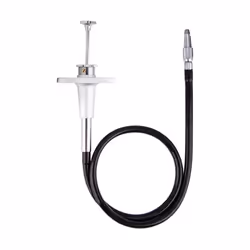 JJC 40cm/15.7" Silver Mechanical Shutter Release Cable with Bulb-Lock for Fujifilm Sony Leica Olympus Panasonic & other Camer ...