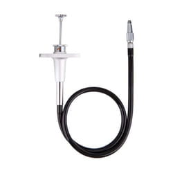 JJC 40cm/15.7" Silver Mechanical Shutter Release Cable with Bulb-Lock for Fujifilm Sony Leica Olympus Panasonic & other Cameras with Screw Hole