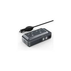 BESTEK 200W Power Inverter Dc 12V to Ac 230V 240V Car Voltage Converter Transformer with 3-Pin Sockets & 4-USB Ports