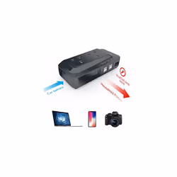 BESTEK 200W Power Inverter Dc 12V to Ac 230V 240V Car Voltage Converter Transformer with 3-Pin Sockets & 4-USB Ports
