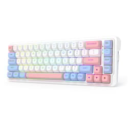 REDRAGON K709WBP-RGB-PRO NOVA keyboard USB + RF Wireless + Bluetooth White