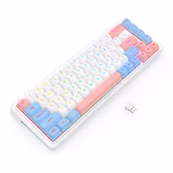 REDRAGON K709WBP-RGB-PRO NOVA keyboard USB + RF Wireless + Bluetooth White