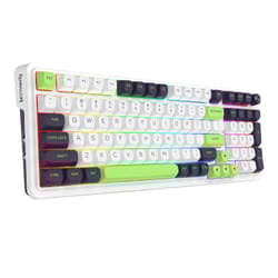 REDRAGON K686WBG-RGB-MAX Eisa Max keyboard USB + RF Wireless + Bluetooth White