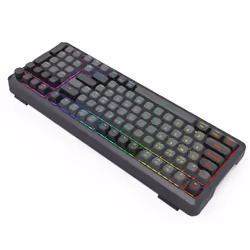 REDRAGON K688GB-RGB-PRO Bragi keyboard USB + RF Wireless + Bluetooth Black