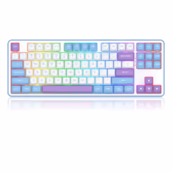 REDRAGON K707WBP-RGB-PRO StarBlade, Wireless, USB + RF Wireless + Bluetooth, Mechanical, White