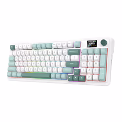 REDRAGON K719WG-RGB-PRO Galatin, Wired & Wireless, USB + RF Wireless + Bluetooth, Mechanical, White