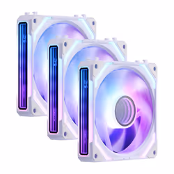 GCF012 Reverse 120mm PC Case Fan, Daisy-Chain Connection, 5V 3Pin ARGB Lighting, 4 Pin PWM Case Fan, for Radiator/Computer Ca ...