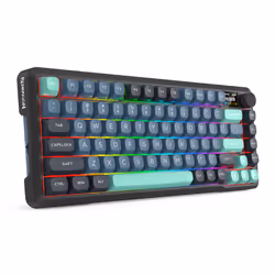 REDRAGON K724GBG-RGB-PRO Behemoth keyboard USB + RF Wireless + Bluetooth Grey