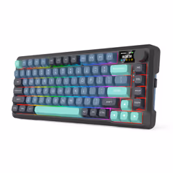 REDRAGON K724GBG-RGB-PRO Behemoth keyboard USB + RF Wireless + Bluetooth Grey