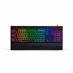 REDRAGON K512RGB-SP, Wired, USB, Membrane, QWERTY, RGB LED, Black