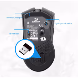 REDRAGON M808-KS Storm Pro mouse RF Wireless + USB Type-C