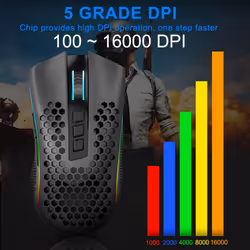 REDRAGON M808-KS Storm Pro mouse RF Wireless + USB Type-C