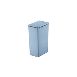 - Morandi Kitchen Bin - Plastic Touch Recycling Bin - Perfect for Kitchen & Home, Titanium Blue, 30 Litre