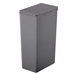 - Morandi Kitchen Bin - Plastic Touch Top Kitchen Bin - Recycling Bins For Kitchen & Home Large Push Top Bin -Dark Grey, 40 L ...