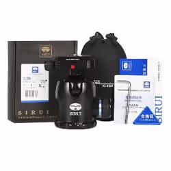 Sirui K-40X tripod head Black Aluminium Universal Ball