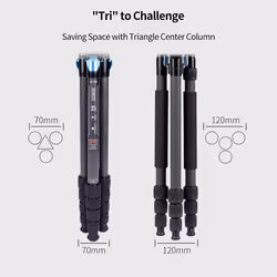 Sirui ST-124 tripod Digital/film cameras 3 leg(s) Black - Additional view 7