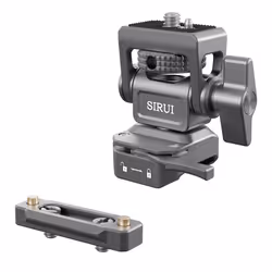 SIRUI Camera Monitor Holder with NATO System Mount 360 Swivel and 180 Tilt Field Monitor Mount for 5 and 7 Monitor NATO R ...