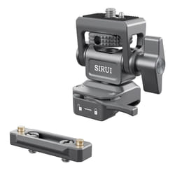 SIRUI Camera Monitor Holder with NATO System Mount  360 Swivel and 180 Tilt Field Monitor Mount for 5  and 7  Monitor  NATO Rail Included  A