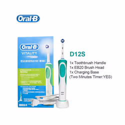 Oral B Electric Toothbrush VITALITY Braun D12 D12S - Blue D12013