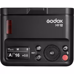 Godox MF12 camera flash Macro flash Black